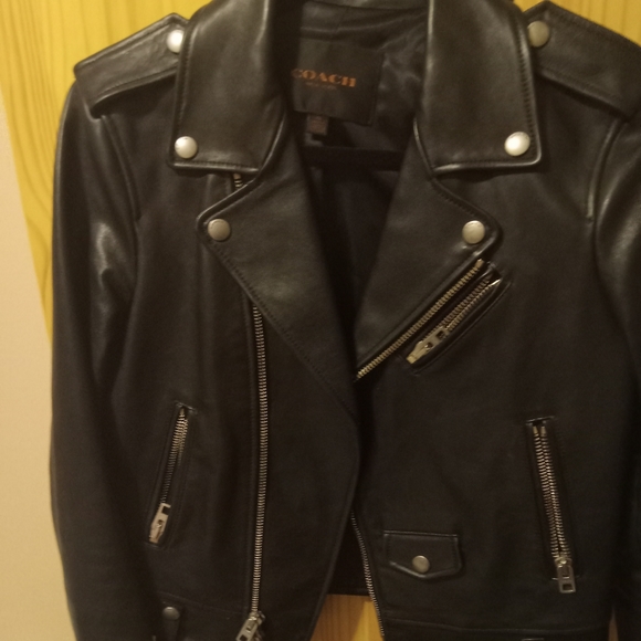 Coach moto jacket - Picture 6 of 7